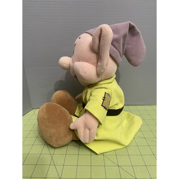 Dopey The Disney Store 14” Plush Snow White And The Seven Dwarfs Collectible - Picture 4 of 8